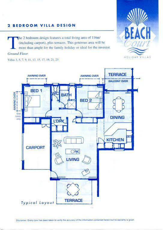 At Beach Court Holiday Villas Airlie Beach Eksteriør bilde